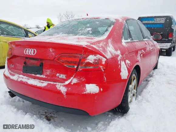 2009 Audi A4 2.0T Prem with VIN WAULF78K49N018783, listed as a IAAI auction lot 41247583 with 218,545 mi miles. Bid and sale history available at carsss.com. Image 4.