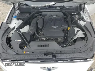 2018 Genesis G80 3.8L with VIN KMHGN4JE0JU235280, listed as a Copart auction lot 71687644 with 66,137 mi miles and Salvage Title. Bid and sale history available at carsss.com. Image 11.