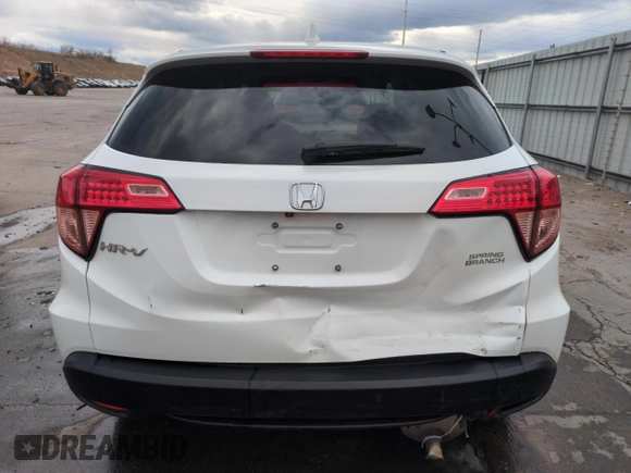2017 Honda HR-V EX with VIN 3CZRU5H52HM718273, listed as a Copart auction lot 50614125 with 83,355 mi miles and Salvage Title. Bid and sale history available at carsss.com. Image 6.