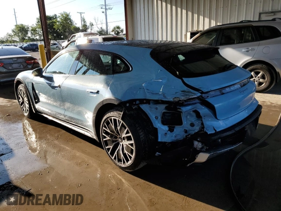 2022 Porsche Taycan 4 with VIN WP0BA2Y13NSA67673, listed as a Copart auction lot 52858563 with 10,690 mi miles and . Bid and sale history available at DreamBid. Image 2.