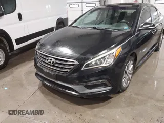 2015 Hyundai Sonata Limited with VIN 5NPE34AF2FH221022, listed as a IAAI auction lot 42068755 with 96,963 mi miles and . Bid and sale history available at carsss.com. Image 6.