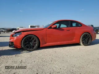 2024 BMW M2 with VIN 3MF13DM00R8E57467, listed as a Copart auction lot 73531214 with 1,481 mi miles and Non Repairable. Bid and sale history available at carsss.com. Image 2.