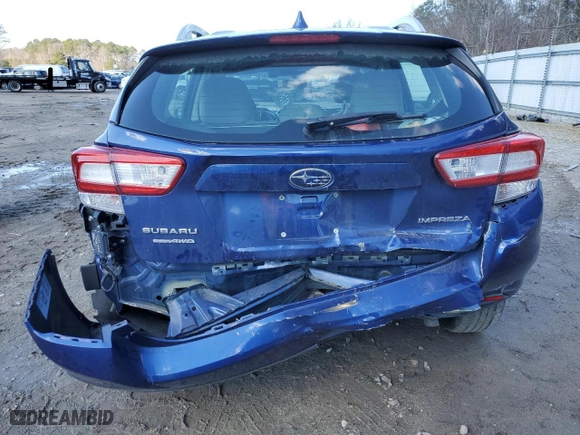 2018 Subaru Impreza Premium with VIN 4S3GTAD63J3735355, listed as a Copart auction lot 44506725 with 78,821 mi miles and Salvage Title. Bid and sale history available at carsss.com. Image 6.