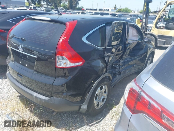 2014 Honda CR-V LX with VIN 2HKRM3H30EH551163, listed as a IAAI auction lot 42109975 with 57,712 mi miles. Bid and sale history available at carsss.com. Image 4.
