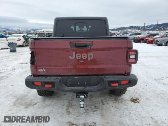 2021 Jeep Gladiator Rubicon с VIN 1C6JJTBG9ML518410, выставлен на аукционе Copart как лот 88878345 с пробегом 7 658 миль миль и Списание • Salvage title. История ставок и продаж доступна на DreamBid. Изображение 6.