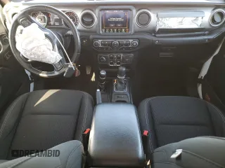 2021 Jeep Gladiator 80th Anniversary with VIN 1C6HJTAG7ML524612, listed as a Copart auction lot 42035885 with 32,742 mi miles and Salvage title. Bid and sale history available at DreamBid. Image 8.