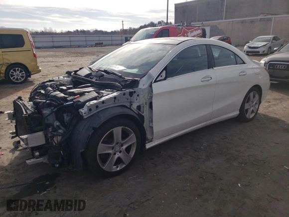 2015 Mercedes-Benz CLA 250 with VIN WDDSJ4GB4FN179035, listed as a Copart auction lot 76642473 with 108,254 mi miles and . Bid and sale history available at DreamBid. Image 1.