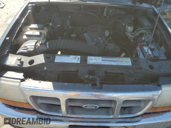 2000 Ford Ranger XLT with VIN 1FTZR15XXYTA37477, listed as a Copart auction lot 43273055 with 160,256 mi miles and Salvage Title. Bid and sale history available at carsss.com. Image 11.