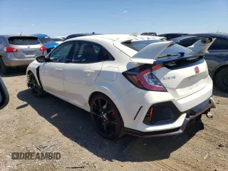 2019 Honda Civic Type R Touring z VIN SHHFK8G72KU204971, wystawiony jako Copart lot #57691534 z przebiegiem 37 486 mil mil oraz Szkoda całkowita • Salvage title. Historia ofert i sprzedaży dostępna na DreamBid. Obrazek 2.