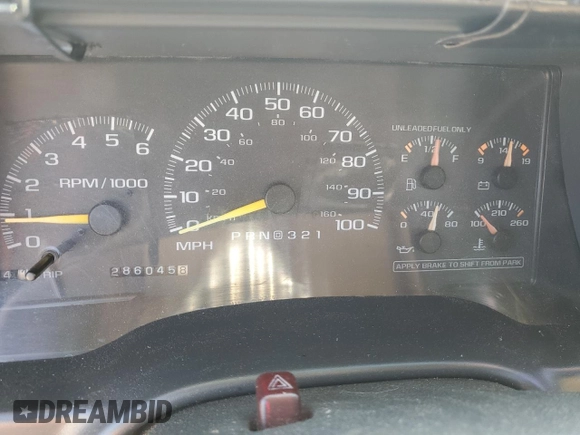 1999 Chevrolet Suburban with VIN 1GNEC16R5XJ350275, listed as a Copart auction lot 74693544 with 286,045 mi miles and Salvage Title. Bid and sale history available at carsss.com. Image 9.