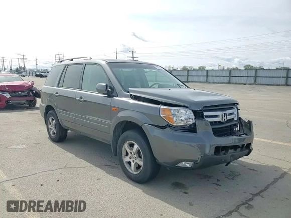 2007 Honda Pilot EX with VIN 2HKYF18427H514637, listed as a Copart auction lot 52306725 with 142,578 mi miles and Salvage Title. Bid and sale history available at carsss.com. Image 12.