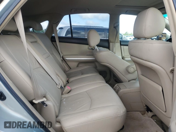2006 Lexus RX 400h z VIN JTJHW31U460010931, wystawiony jako Copart lot #59483765 z przebiegiem 229 661 mil mil oraz Szkoda całkowita • Salvage title. Historia ofert i sprzedaży dostępna na DreamBid. Obrazek 11.