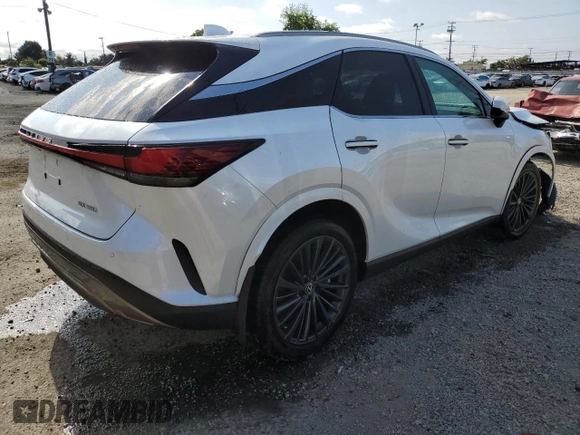 2024 Lexus RX 350 with VIN 2T2BAMBA3RC043250, listed as a Copart auction lot 59143725 with 7,983 mi miles and Salvage title. Bid and sale history available at DreamBid. Image 3.