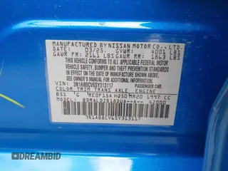 2025 Nissan Sentra SV with VIN 3N1AB8CV6SY313117, listed as a IAAI auction lot 42152973 with 2,056 mi miles. Bid and sale history available at carsss.com. Image 9.