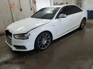 2013 Audi S4 Premium Plus with VIN WAUBGAFL1DA158243, listed as a Copart auction lot 72779664 with 92,442 mi miles and Salvage Title. Bid and sale history available at carsss.com. Image 1.