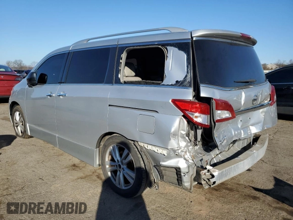 2012 Nissan Quest SL with VIN JN8AE2KP0C9045066, listed as a Copart auction lot 48028025 with 140,014 mi miles and Salvage Title. Bid and sale history available at carsss.com. Image 2.