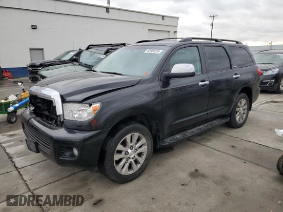 2011 Toyota Sequoia Limited with VIN 5TDJY5G18BS052713, listed as a Copart auction lot 82001234 with 228,709 mi miles and Salvage Title. Bid and sale history available at carsss.com. Image 1.