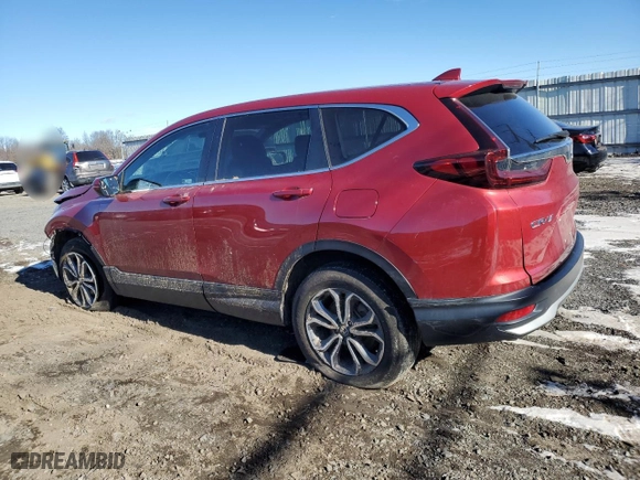2021 Honda CR-V EX with VIN 2HKRW2H53MH673083, listed as a Copart auction lot 87663635 with 67,033 mi miles and Salvage Title. Bid and sale history available at carsss.com. Image 2.