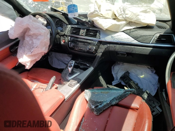 2018 BMW 3 Series 330i with VIN WBA8B9C55JAE21989, listed as a Copart auction lot 59636285 with Not provided miles and Salvage title. Bid and sale history available at DreamBid. Image 8.