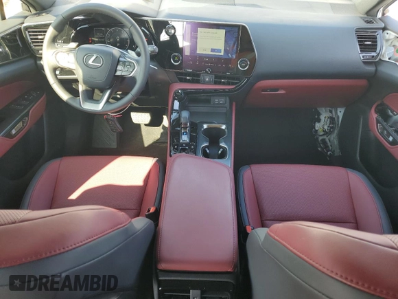 2024 Lexus NX 250 with VIN JTJADCAZXR5016226, listed as a Copart auction lot 43197805 with 17,640 mi miles and Salvage title. Bid and sale history available at DreamBid. Image 8.