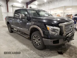 2016 Nissan Titan XD Platinum Reserve with VIN 1N6BA1F49GN517376, listed as a Copart auction lot 81189484 with 147,435 mi miles and Salvage Title. Bid and sale history available at carsss.com. Image 4.