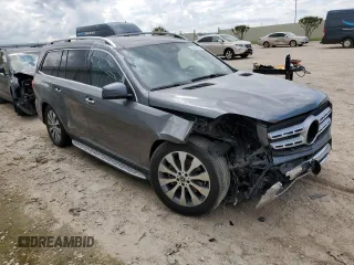 2019 Mercedes-Benz GLS 450 with VIN 4JGDF6EE1KB239051, listed as a Copart auction lot 52081354 with 26,326 mi miles and . Bid and sale history available at DreamBid. Image 4.