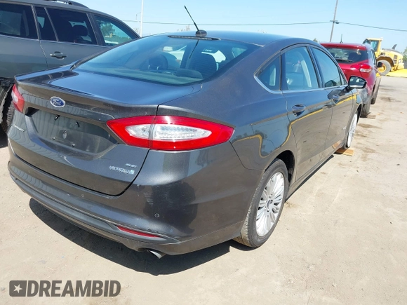 2016 Ford Fusion SE Hybrid with VIN 3FA6P0LU9GR405097, listed as a IAAI auction lot 42000535 with 58,293 mi miles. Bid and sale history available at carsss.com. Image 4.