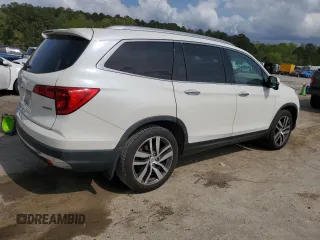 2017 Honda Pilot Touring with VIN 5FNYF5H92HB023469, listed as a Copart auction lot 51663635 with 182,295 mi miles and Salvage Title. Bid and sale history available at carsss.com. Image 3.