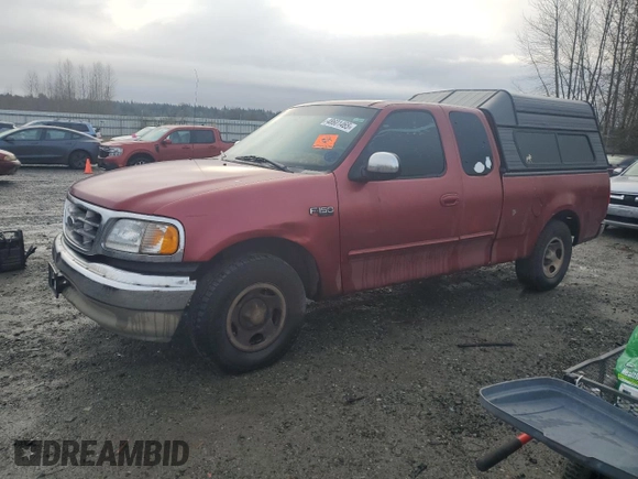 2002 Ford F-150 XL with VIN 2FTRX17262CA25366, listed as a Copart auction lot 48601465 with 291,531 mi miles and Clean Title. Bid and sale history available at carsss.com. Image 1.