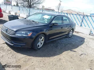 2013 Volkswagen Passat SE with VIN 1VWBP7A35DC102546, listed as a IAAI auction lot 41822612 with 127,334 mi miles. Bid and sale history available at carsss.com. Image 2.