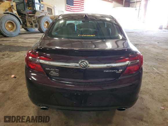 2017 Buick Regal with VIN 2G4GM5EX9H9120740, listed as a Copart auction lot 77665014 with 48,386 mi miles and Clean Title. Bid and sale history available at carsss.com. Image 6.