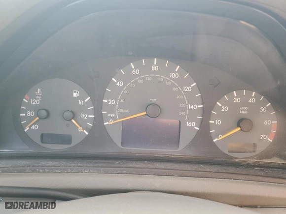 2001 Mercedes-Benz CLK-Class with VIN WDBLK70G91T070219, listed as a Copart auction lot 79417674 with 0 mi miles and Salvage Title. Bid and sale history available at carsss.com. Image 9.