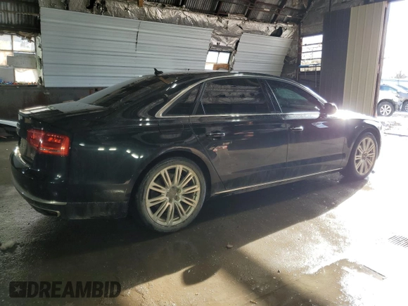 2013 Audi A8 4.0L с VIN WAUR2AFD0DN010633, выставлен на аукционе Copart как лот 47470525 с пробегом 127 801 миль миль и Списание • Salvage title. История ставок и продаж доступна на DreamBid. Изображение 3.