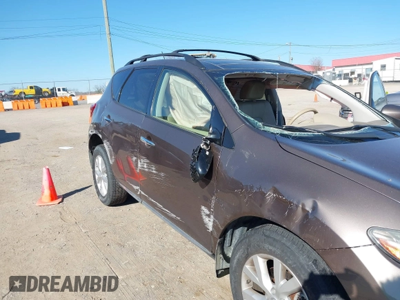 2011 Nissan Murano LE with VIN JN8AZ1MU0BW069384, listed as a IAAI auction lot 41758592 with 149,486 mi miles and . Bid and sale history available at carsss.com. Image 6.