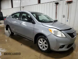 2012 Nissan Versa SL with VIN 3N1CN7AP6CL891747, listed as a Copart auction lot 48456005 with 91,525 mi miles and Salvage Title. Bid and sale history available at carsss.com. Image 4.