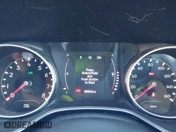 2018 Jeep Compass Sport with VIN 3C4NJDAB5JT480194, listed as a IAAI auction lot 41335645 with 93,640 mi miles and . Bid and sale history available at DreamBid. Image 7.
