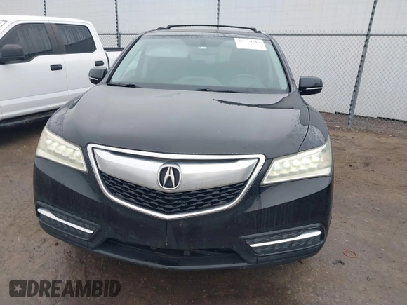 2014 Acura MDX with VIN 5FRYD4H28EB010111, listed as a IAAI auction lot 41529512 with 152,782 mi miles. Bid and sale history available at carsss.com. Image 12.