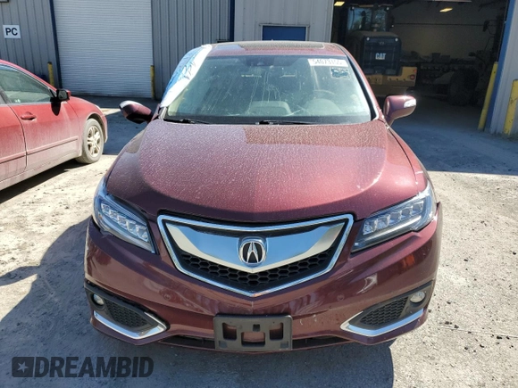 2018 Acura RDX Advance with VIN 5J8TB4H7XJL013467, listed as a Copart auction lot 54073155 with 33,814 mi miles and Salvage Title. Bid and sale history available at DreamBid. Image 5.
