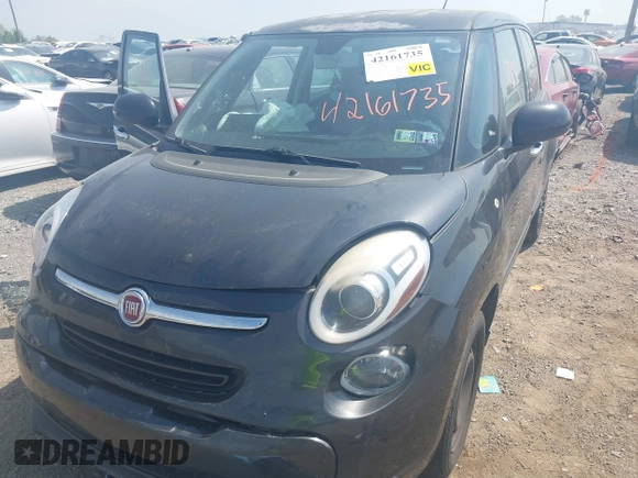 2014 FIAT 500L Pop with VIN ZFBCFAAHXEZ016833, listed as a IAAI auction lot 42161735 with 137,580 mi miles and . Bid and sale history available at DreamBid. Image 6.