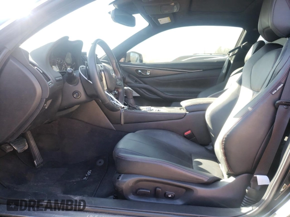 2022 Infiniti Q60 Red Sport 400 with VIN JN1FV7LL3NM680313, listed as a Copart auction lot 40974084 with 17,527 mi miles and . Bid and sale history available at DreamBid. Image 7.