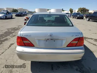 2002 Lexus LS 430 with VIN JTHBN30F820075725, listed as a Copart auction lot 48527905 with 131,832 mi miles and Salvage Title. Bid and sale history available at DreamBid. Image 6.