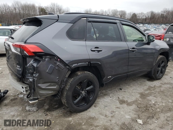 2020 Toyota RAV4 Hybrid XSE with VIN JTME6RFV3LD502316, listed as a Copart auction lot 43389425 with 39,670 mi miles and Salvage Title. Bid and sale history available at carsss.com. Image 3.