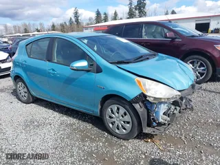 2013 Toyota Prius c One with VIN JTDKDTB31D1049603, listed as a IAAI auction lot 41831397 with NaN miles. Bid and sale history available at carsss.com. Image 1.