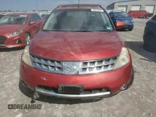 2007 Nissan Murano SE with VIN JN8AZ08W97W650878, listed as a Copart auction lot 56858545 with 123,304 mi miles and Salvage title. Bid and sale history available at DreamBid. Image 5.