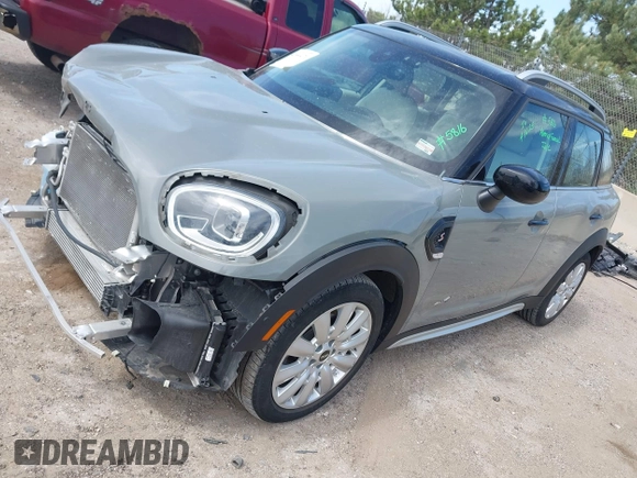 2022 MINI Countryman Cooper S with VIN WMZ83BR03N3N56348, listed as a IAAI auction lot 42144470 with 26,727 mi miles and . Bid and sale history available at DreamBid. Image 17.