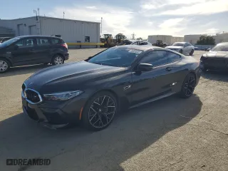 2020 BMW M8 with VIN WBSAE0C00LCD49661, listed as a Copart auction lot 49926535 with 33,098 mi miles and Salvage Title. Bid and sale history available at carsss.com. Image 1.