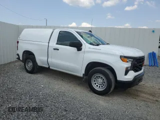 2023 Chevrolet Silverado 1500 Work Truck with VIN 3GCNAAEK5PG347820, listed as a Copart auction lot 56279775 with 125,782 mi miles and Clean Title. Bid and sale history available at DreamBid. Image 4.