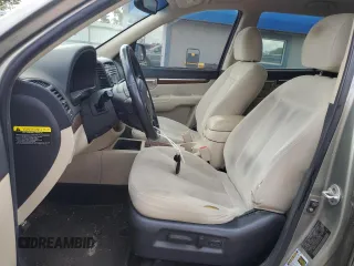 2009 Hyundai Santa Fe Limited with VIN 5NMSH13E99H256486, listed as a Copart auction lot 55620925 with 271,499 mi miles and Salvage title. Bid and sale history available at DreamBid. Image 7.
