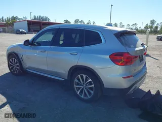 2019 BMW X3 sDrive30i with VIN 5UXTR7C56KLR50818, listed as a IAAI auction lot 41847811 with 88,592 mi miles. Bid and sale history available at carsss.com. Image 3.