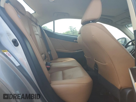 2014 Lexus IS 350 with VIN JTHCE1D25E5004313, listed as a Copart auction lot 63004255 with 133,589 mi miles and Salvage title. Bid and sale history available at DreamBid. Image 10.